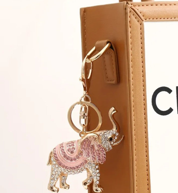 Elegant Elephant Bag Charm/Keychain