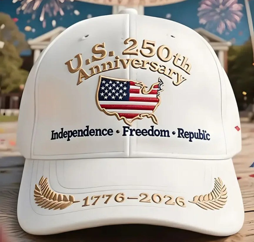 Men's White America 250 Hat