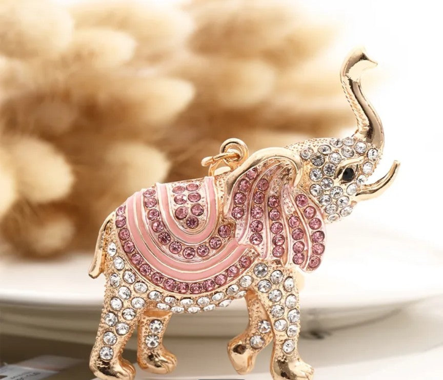 Elegant Elephant Bag Charm/Keychain