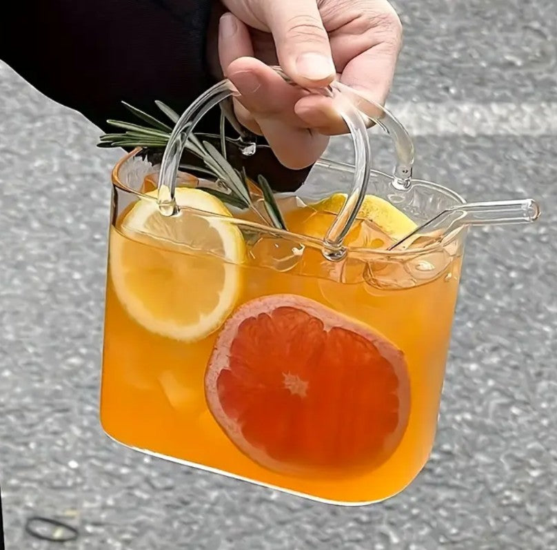 One & Done 26oz Glass Sip & Tote