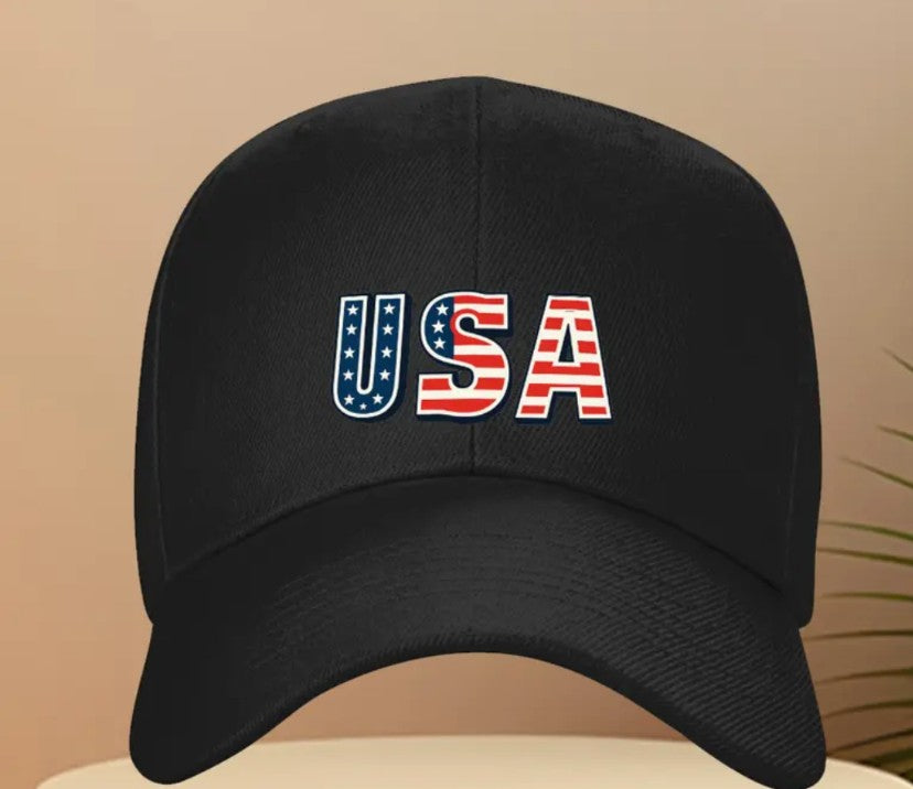 USA Hat (Flag Font)