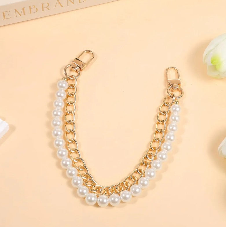 Pearl and Gold Purse Chain/Extender