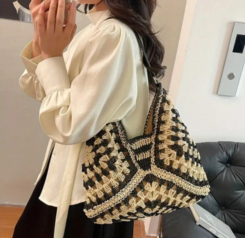 Boho Woven Tote