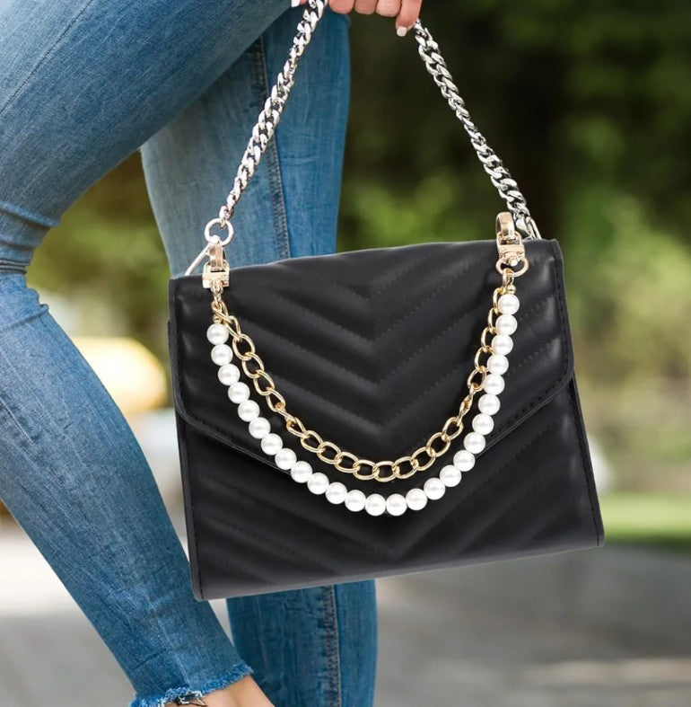 Pearl and Gold Purse Chain/Extender