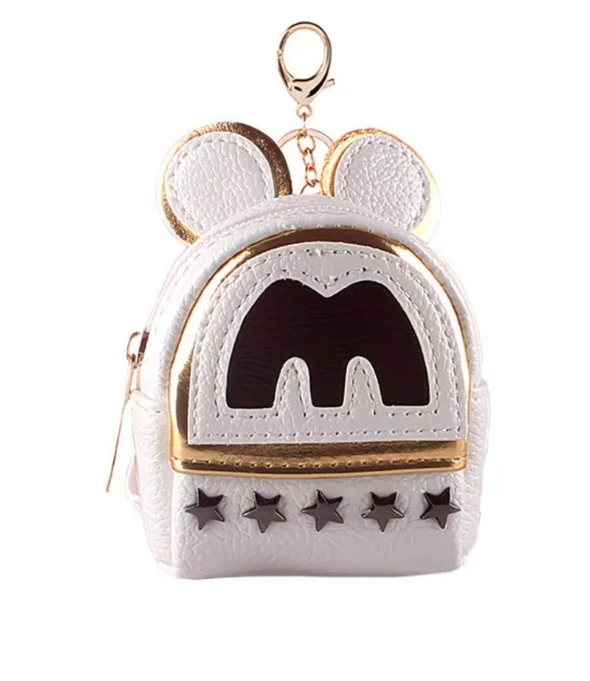 Mini Mouse Inspired Handbag Charm Backpack Change Purse