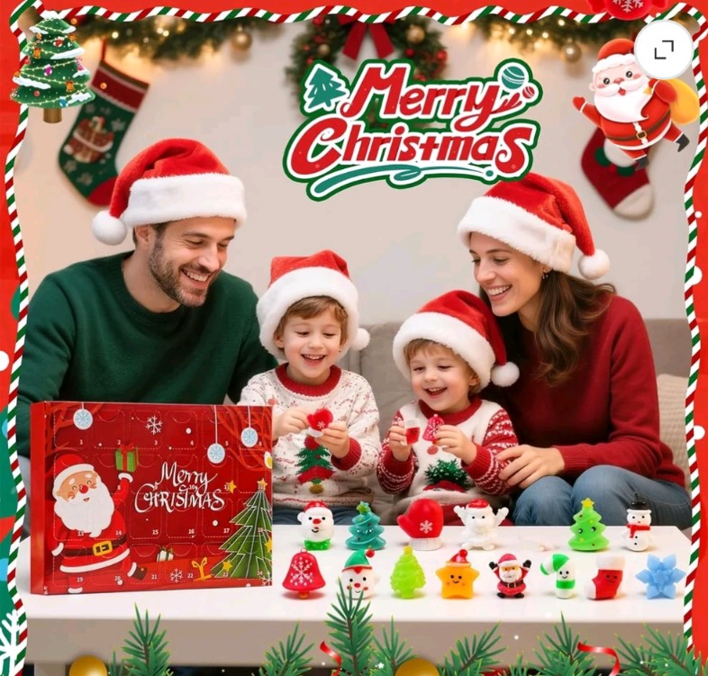 Squishy Santa Advent Calendar