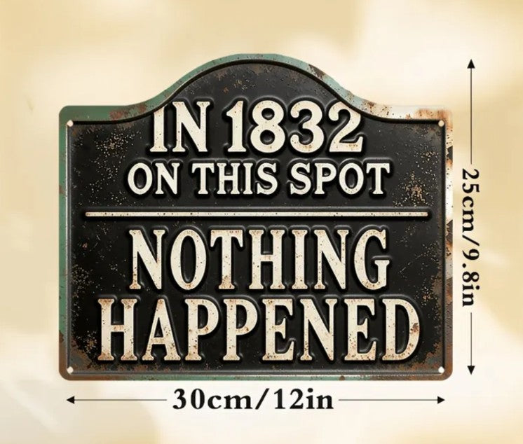 Vintage Style Metal Sign