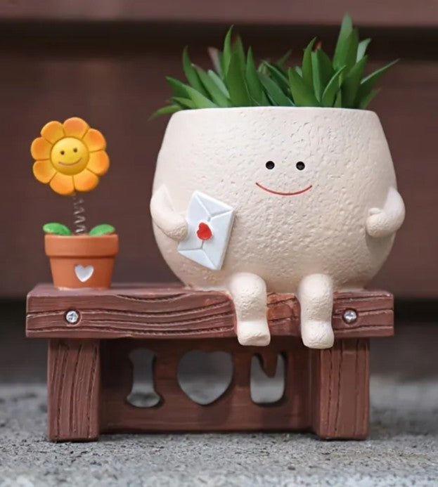 I ❤️ U Flower Succulent Pot