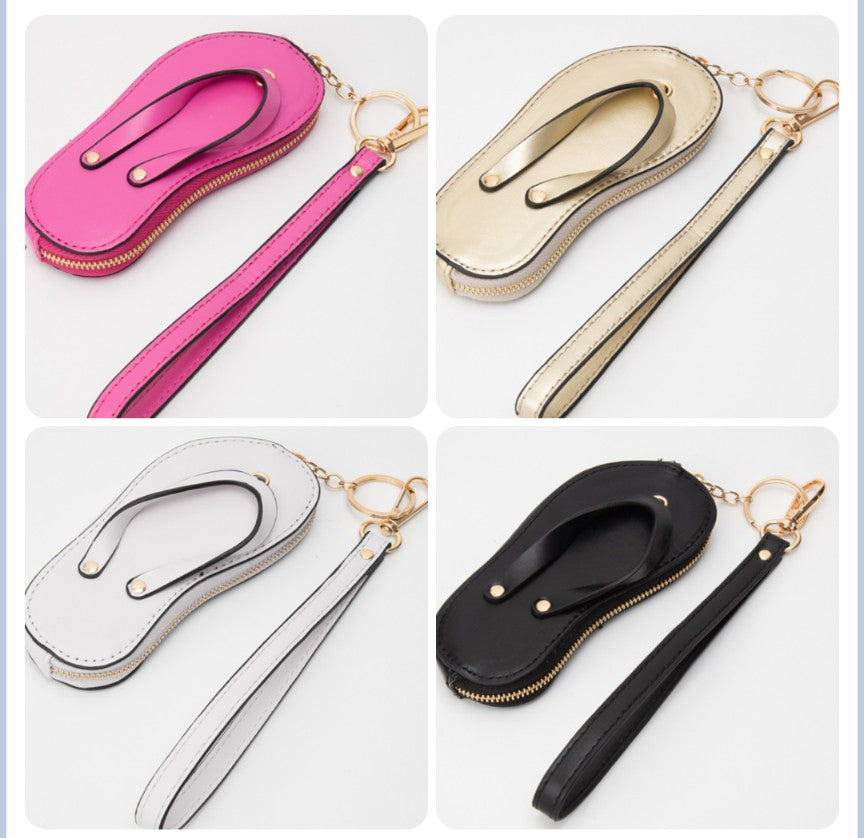 Flip Flop Wristlet Wallet