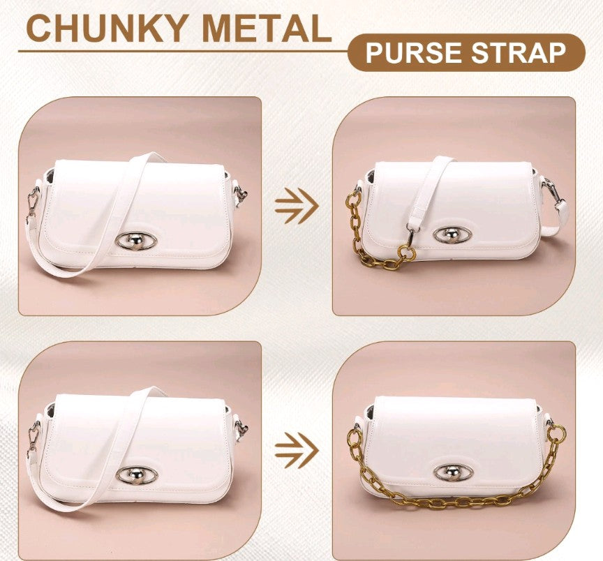 Chunky Gold Handbag Chain/Charm