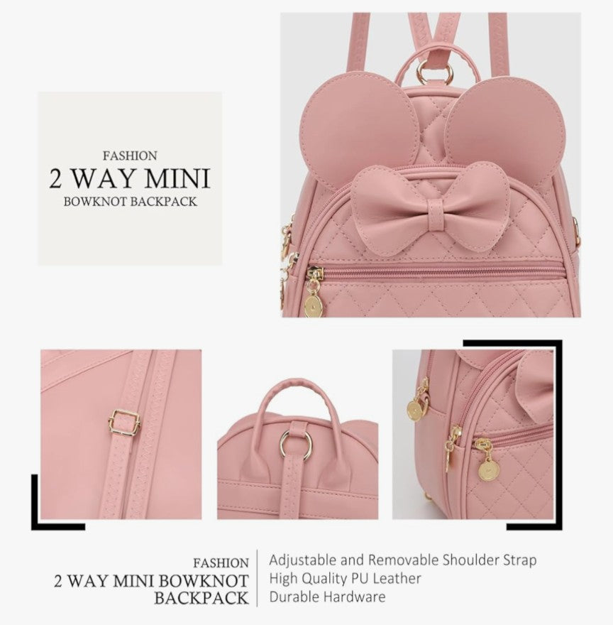 Minnie Inspired Crossbody - Backpack