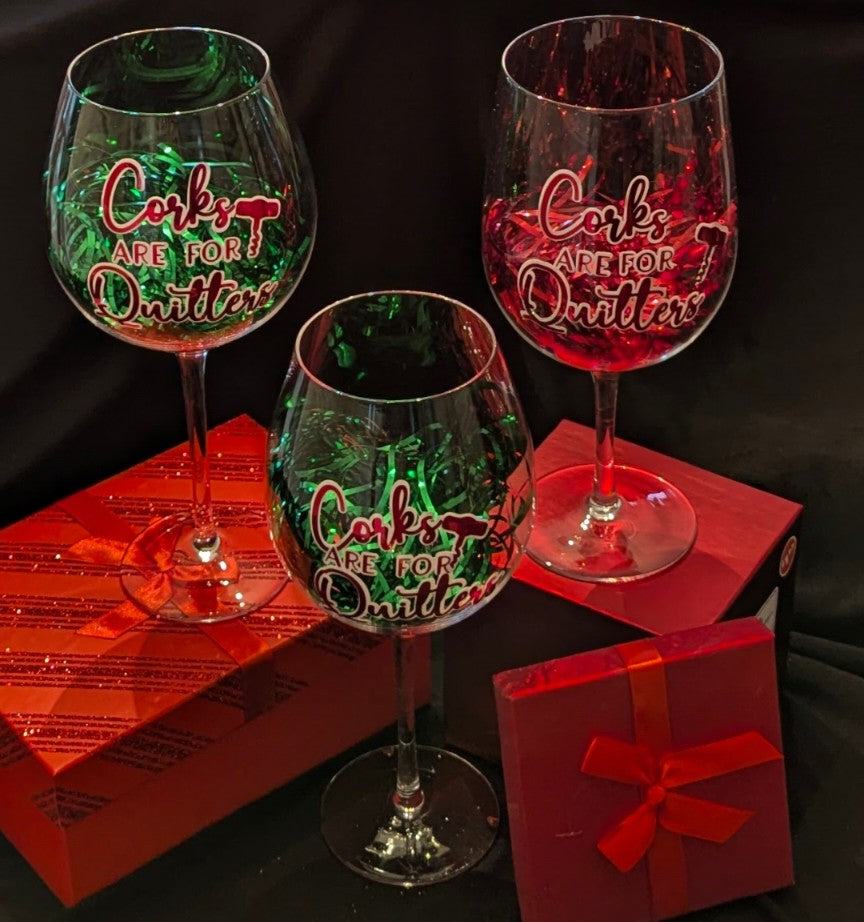 Corks Are For Quitters (Holds a full bottle of wine!)