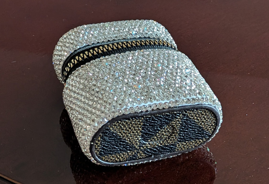 Rhinestone Change Purse Keychain Bag Charm