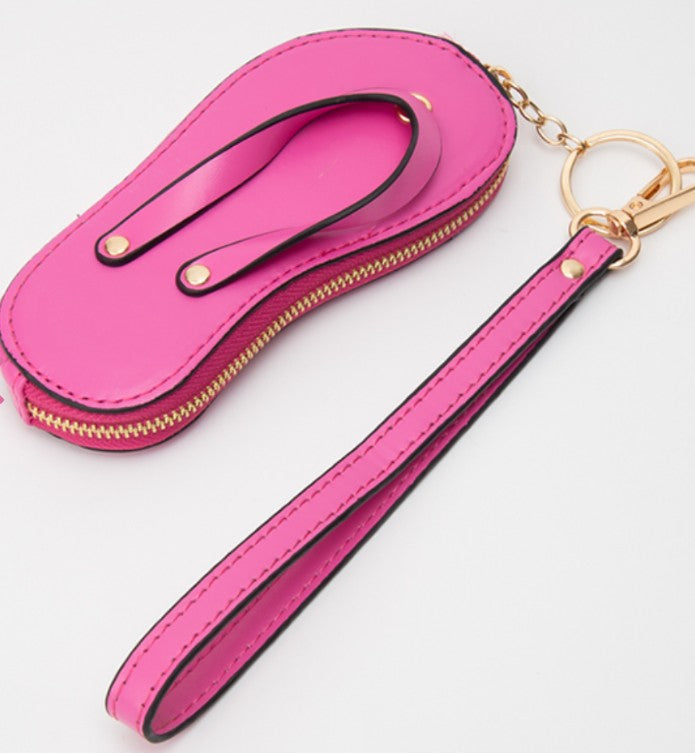 Flip Flop Wristlet Wallet