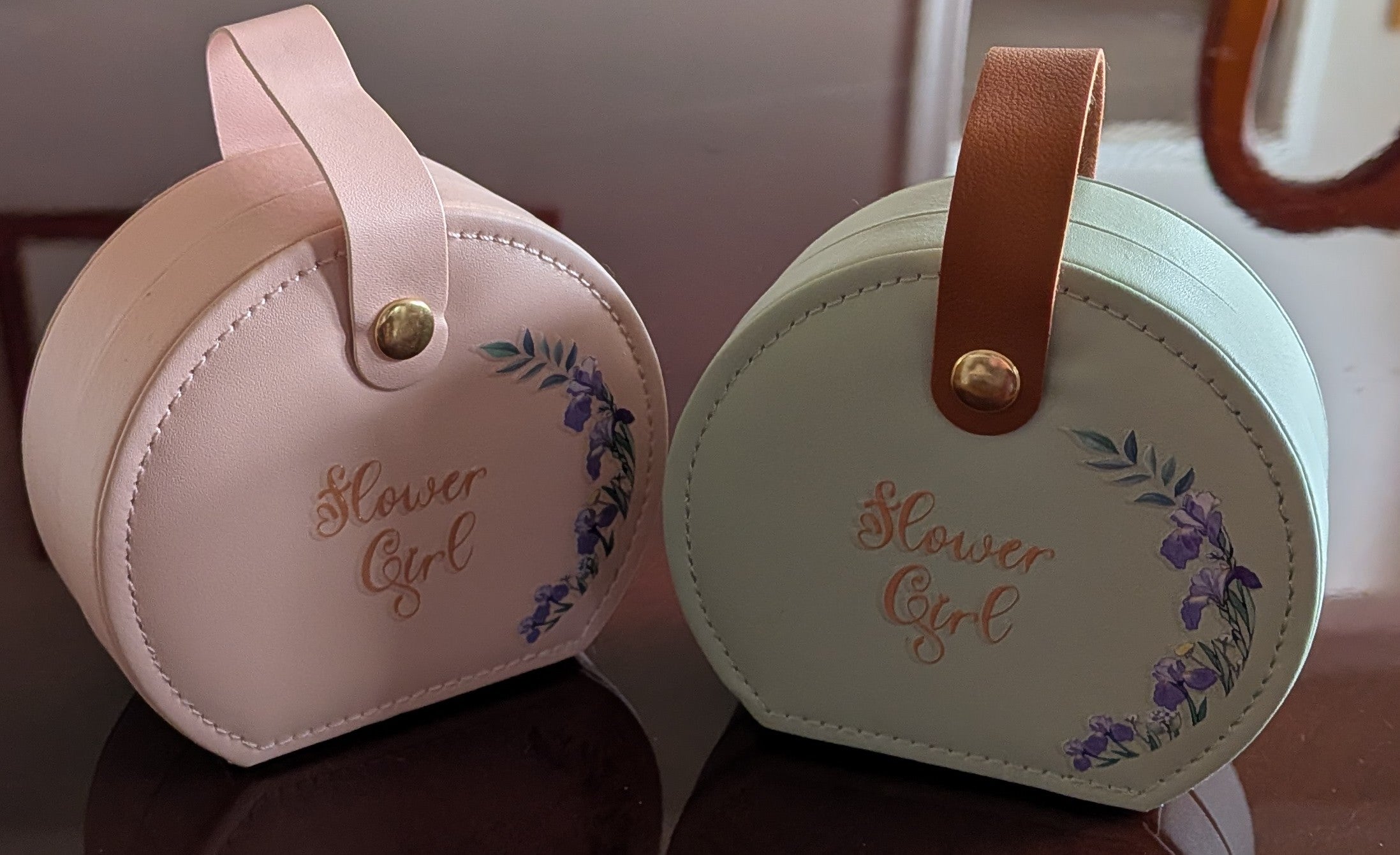 Flower Girl Travel Jewelry Box
