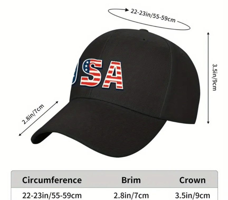 USA Hat (Flag Font)