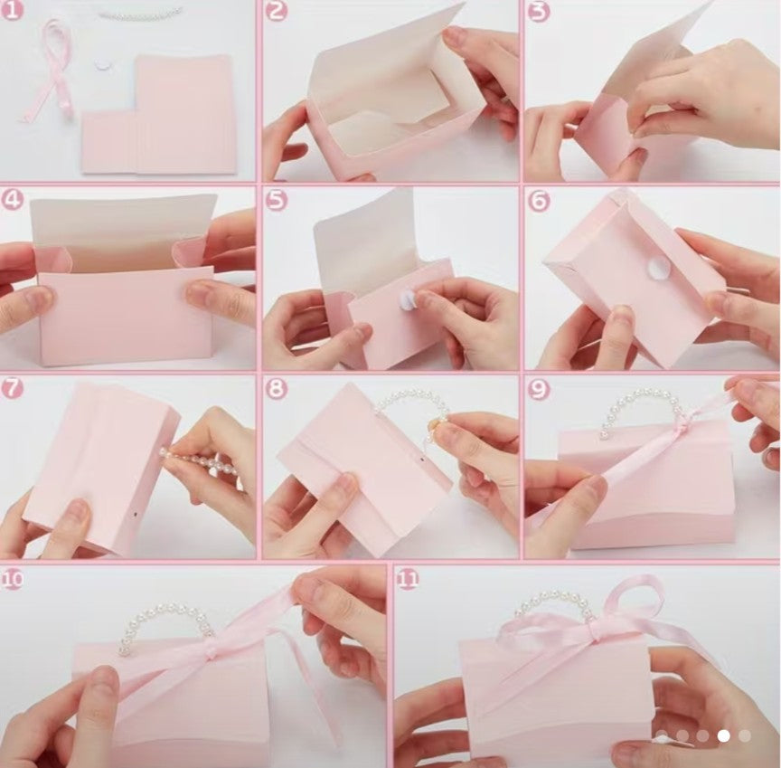Embossed Craft Paper Favor/Gift Box