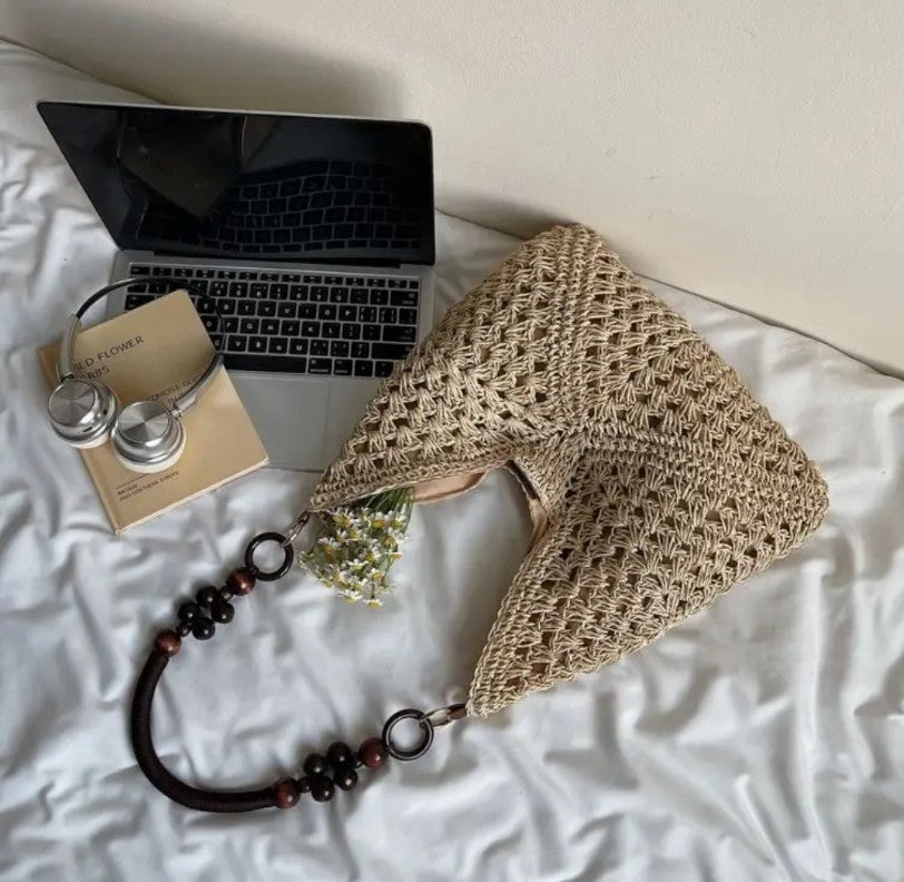 Beaded Boho Tote