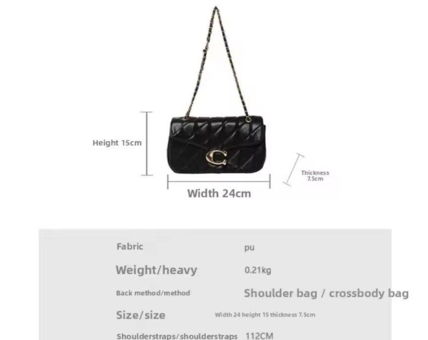 Luxury Quilted Handbag/Crossbody Bag