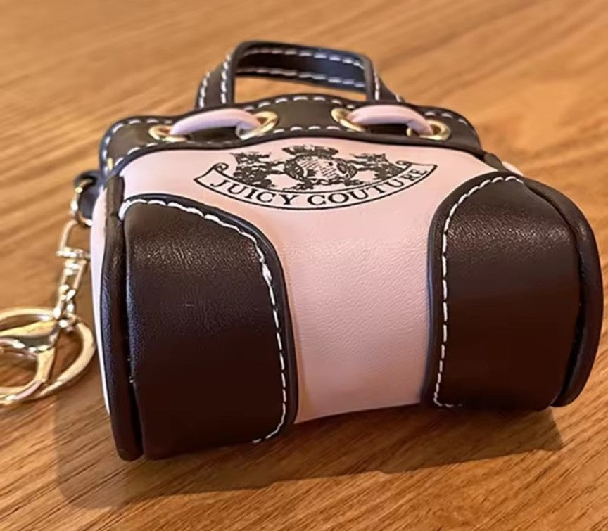 Juicy Couture Mini Bucket Bag keychain/Bag Charm