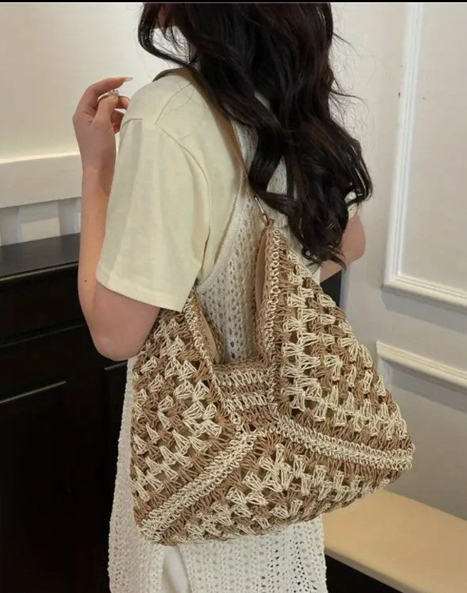 Boho Woven Tote