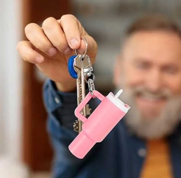 Lil' Stan Keychain/Bag Charm Container (Pink)