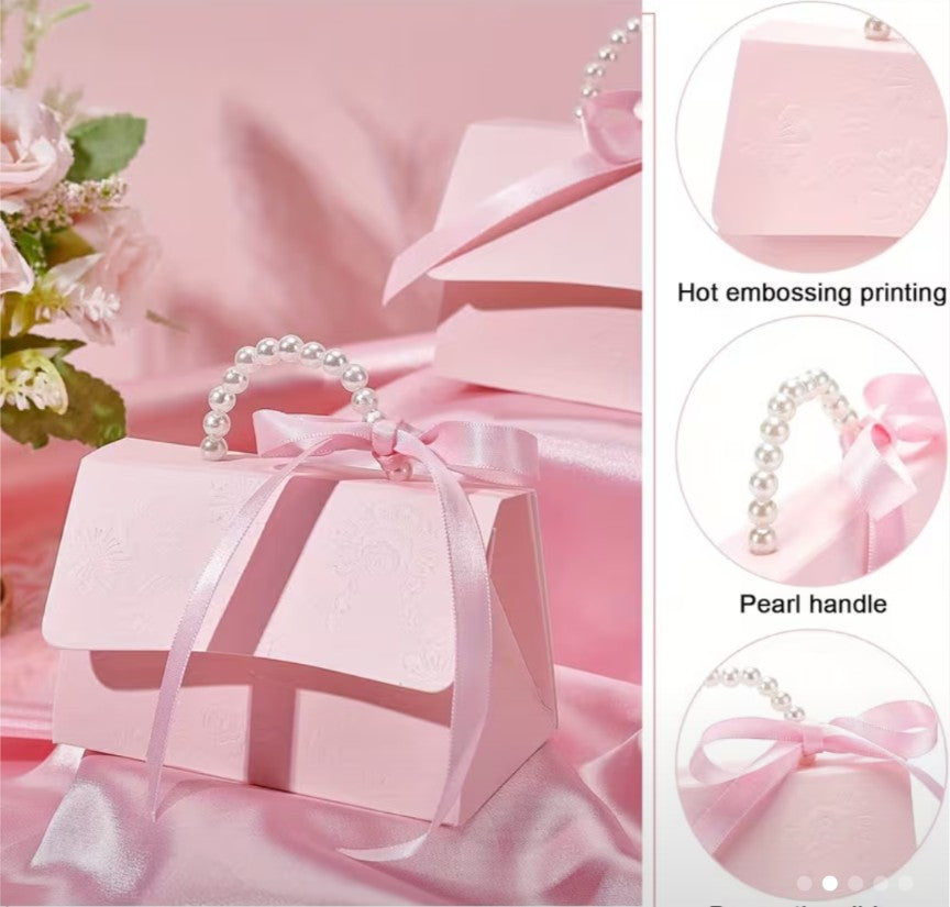 Embossed Craft Paper Favor/Gift Box