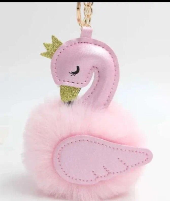 Princess Swan Keychain/Bag Charm