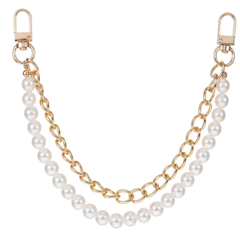 Pearl and Gold Purse Chain/Extender