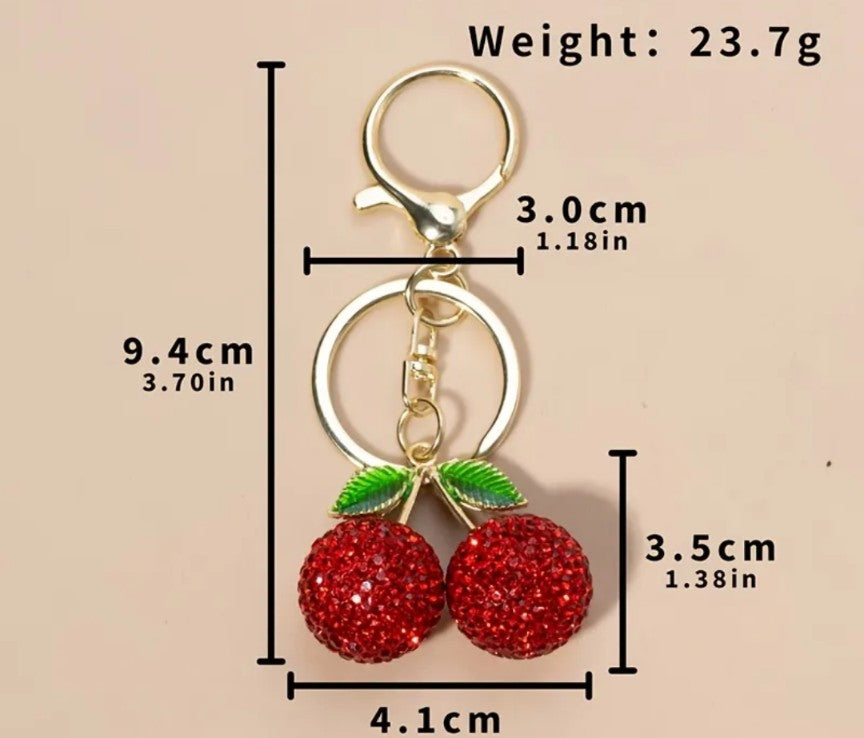 Cherry Keychain/Bag Charm