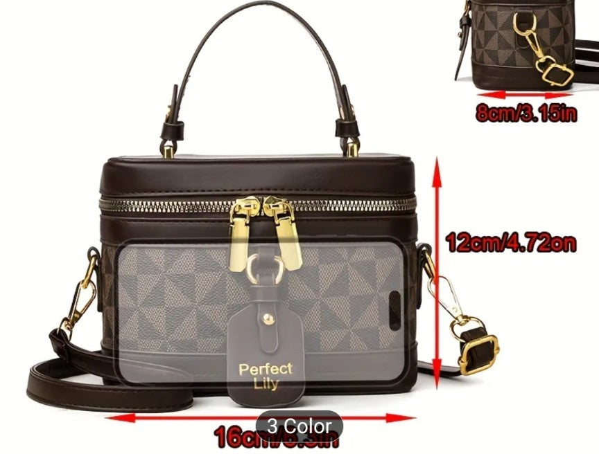 Crossbody Train Case Bag